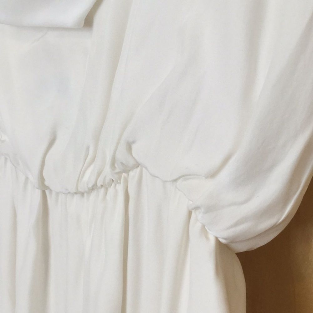 NATALIE DEAYALA Drape Back Silk Column Gown - Picture 7 of 8